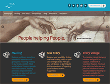 Tablet Screenshot of healinghandsnetwork.org